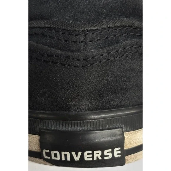 Converse OneStar Sneaker Men 7 Women 8.5 Black ProOX Suede Leather Low Lace Vtg. - Picture 6 of 10